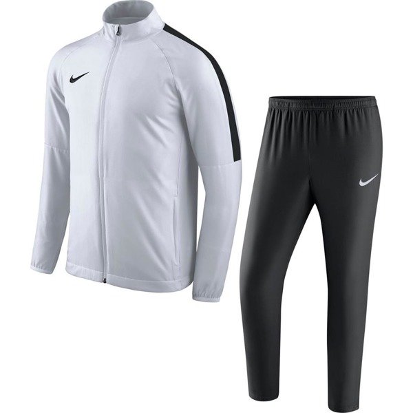 Dres męski Nike M Dry Academy 18 Woven Tracksuit biało-czarny 893709 ...