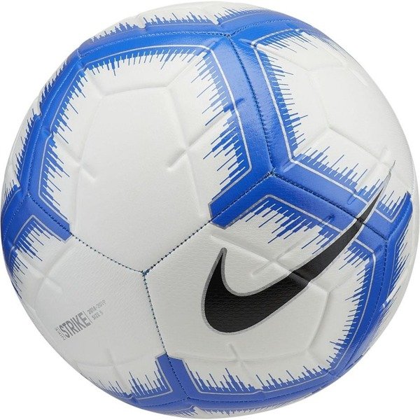 Piłka nożna Nike Strike biało-niebieska SC3310 104