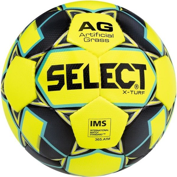 Piłka nożna Select X-Turf 5 2019 IMS żółto-szaro-niebieska 14996