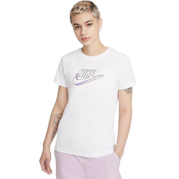 Koszulka damska Nike NSW Tee Futura biała DJ1820 100