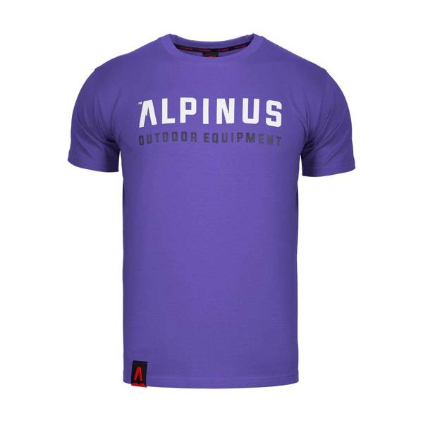 Koszulka męska Alpinus Outdoor Eqpt. fioletowa ALP20TC0033